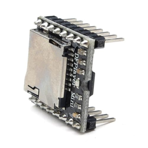 Image of DFPlayer Mini MP3 Player Module - Micro SD Card Audio Module with Built-in Amplifier for DIY Electronics, Robotics, and Voice-Activated Projects