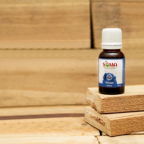 Image of Essential Oil | Aroms Oil | 15 ML | Oil for 7 Chakra | Throat Chakra Oil | Best for Aromatherapy | Helps in concentration & meditation | Pack of 1 |