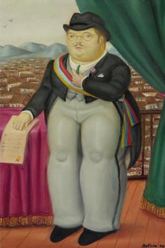Affiche Fernando Botero Toile Grand Format Pour Mur Vide Salon 60x90