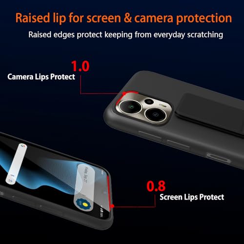 Compatible for Cricket Outlast 5G 2024 Phone Case with Folding Kickstand - image 2