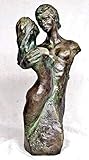  Liebendes Paar, Skulptur Figur Statue, Kaltguss-Bronze