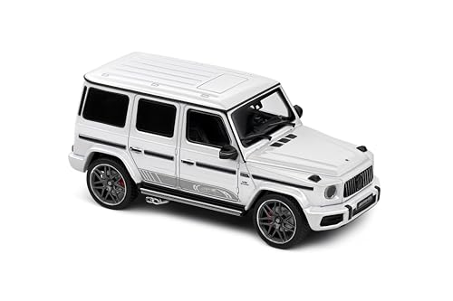 Solido Mercedes AMG G63 2022 Modelo Diecast 1:43 Blanco miniatura 6