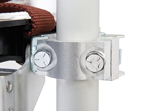 ToolPro Professional Grade Adjustable Aluminum Drywall Stilts w/Soft Straps - Adjustable Range for Drywall Installation, Painting, and More. (24-40 in. with Soft Straps)