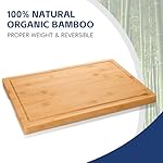Hiware 3-piece Bamboo Cutting Boards for Kitchen, Heavy Duty Bamboo Cutting Board with Juice Groove, Wood Cutting Board Set for Meat, Vegetables - Image 3