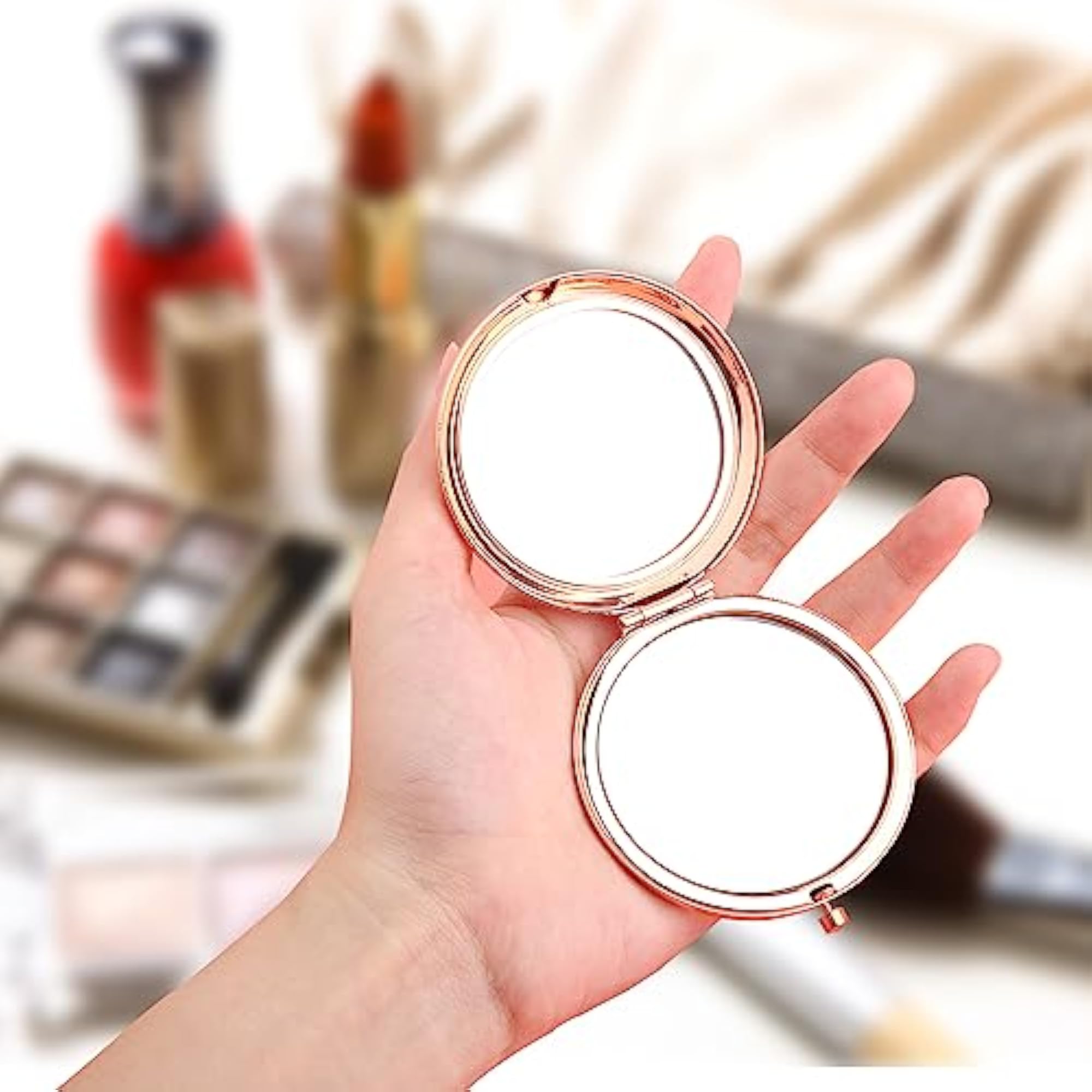 Compact Makeup Mirror for Book Nerds