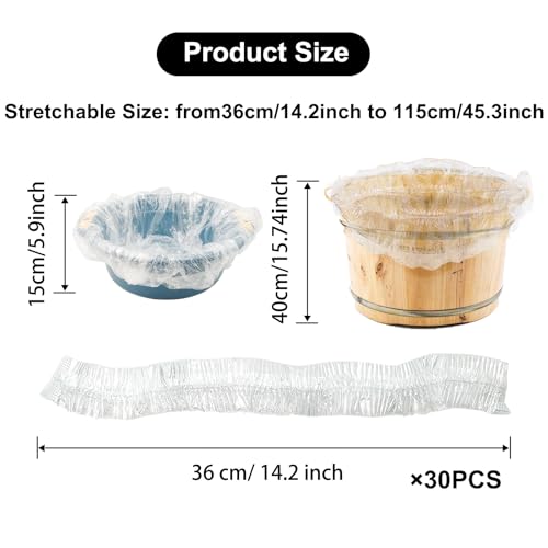 Revestimientos Desechables para Spa de Pies 30 Piezas miniatura 2