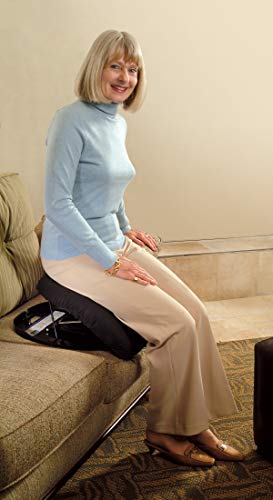 Carex Uplift Premium Seat Assist With Memory Foam - Chair Lift And Sofa Stand Assist - 70% Seat Lift Assistance Up To 230lbs, Standard