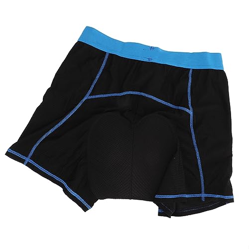 Roupa íntima Masculina de Ciclismo, 3D Acolchoada para Bicicleta Masculina Cinto Elástico Respirável