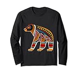 Photo Gallery stile artistico tribale dell orso dei nativi americani maglia a manica Photo Gallery stile artistico tribale dell orso dei nativi americani maglia a manica
