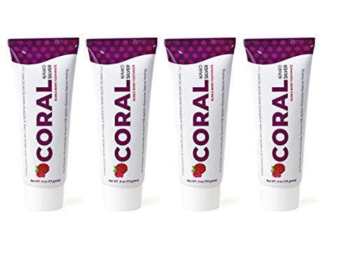 Coral White Nano Silver Bubble Berry Kids Fluoride Free Toothpaste, Natural Fluoride Free Teeth Whitening Toothpaste, Coral Calcium Nano Silver Infused SLS Glycerin Free 4 Ounce (4 Pack)