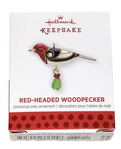 Red-Headed Woodpecker 2013 Hallmark Miniature Ornament
