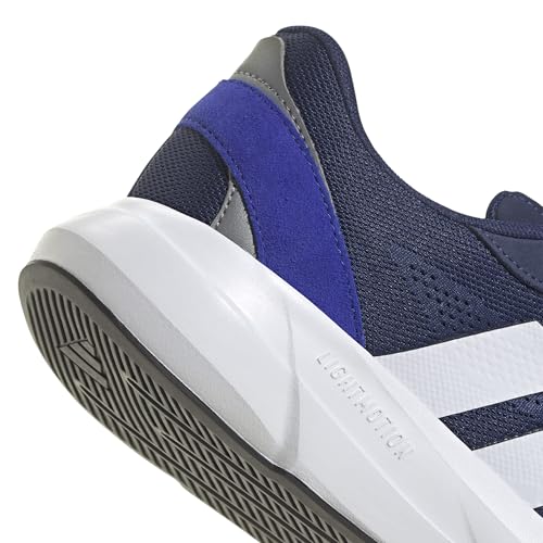Adidas Hombre LIGHTSHIFT Shoes, Dark Blue/FTWR White/Lucid Blue, 42 2/3 EU - imagen 5
