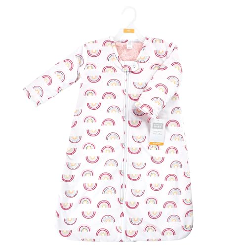Image of Hudson Baby Unisex Baby Long Sleeve Plush Faux Fur Sleeping Bag, Wearable Blanket