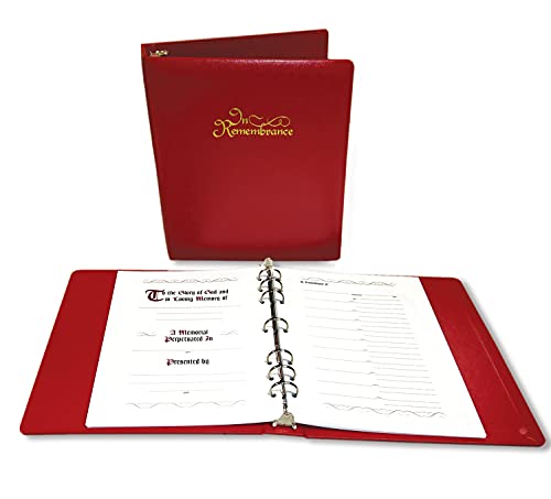In Remembrance Register: Multi-Ring Binder image 2