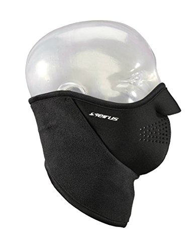 Seirus Innovation 8030 Neofleece Combo Scarf - Face and Neck Masque for Cold Winter Weather,Black,Small - Thumbnail 2