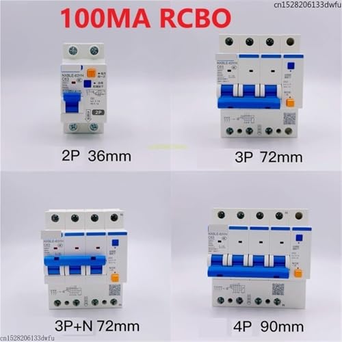 Disjoncteur différentiel NXBLE 125A protège vos circuits contre les courts-circuits