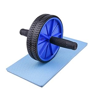 Pro Impact Abs Core Strength Roller Trainer – Abs Balancing – Non-Slip Handles – Double Wheel – Back Triceps Shoulders Exercise Equipment – Home Gym – Workout Fitness – Core Workout Men & Women
