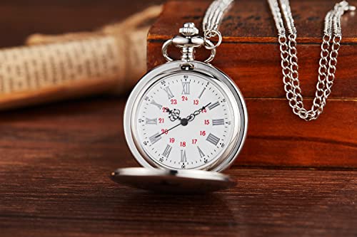 Gorben Black Engraved Pocket Watches To My Daughter Quartz Watches Fob Clip Chains Birthday Gifts For Kids #TOP7