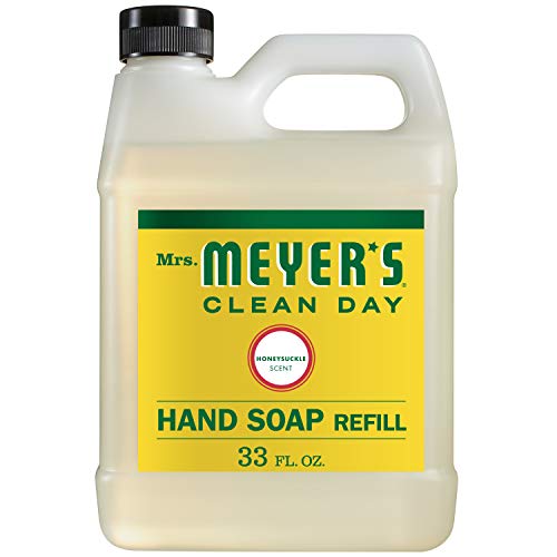 Mrs. Meyer's Hand Soap Refill, Made With Essential Oils, Biodegradable Formula, Honeysuckle, 33 Oz #TOP7