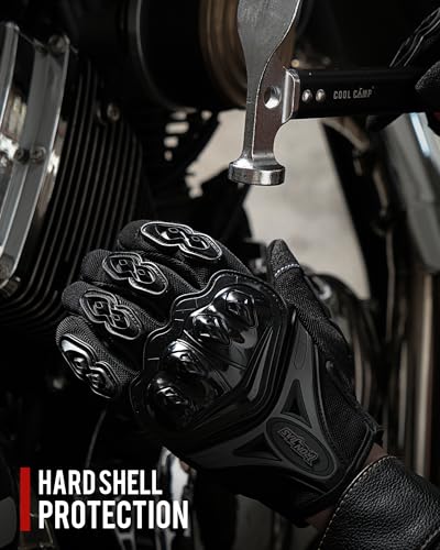 Iron Jia'S AXE-10 Motorcycle Gloves Full Finger Durable thumb #3