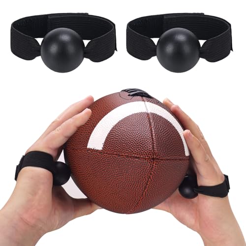 Nezylaf Football Catching Trainer, Rugby Training Equipment, Volleyball Receiving Trainer Accessories,Football Training Gear,Beginner Fingertip Hand Strap for Youth Boys Kids