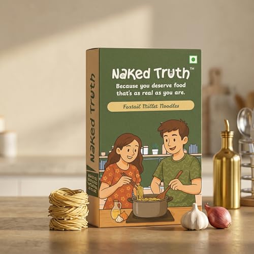 Image of Naked Truth Millet Noodles | Instant Whole Grain Millet Noodles | Healthy & Delicious | Easy-to-Cook Noodles for Snacks, Lunch & Dinner
