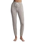Donna Karan Brushed Sweater Jersey Sleep Joggers Grey Heather MD