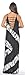 Riviera Sun 21614-BW-3X Summer Dresses/Maxi Dress/Sundresses for Women Black/White