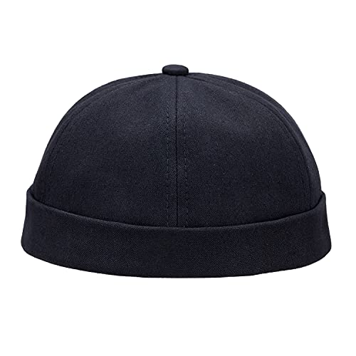 Image of CLAPE Watch Cap Work Beanie Corduroy Docker Leon Brimless Hat Rolled Cuff Harbour Hat