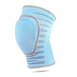 DECOMELODY Knieschoner Sport Schutz Polster Verdickte Kniebandage Leichter Knieschutz für Jungen Mädchen Volleyball Tanzen Geeignet S
