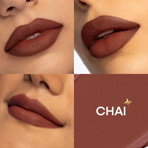 Image of Nykaa Matte to Last No Transfer Long Lasting Lipstick (3.5g) (Chai)