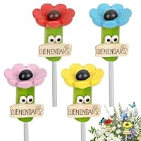 4 Stück Insektentränke, Bienentränke für Den Garten, Insect Drinkers Insekten Tränke für Balkon, Insektentränke Garten, Cups for Bee für Garten, Rasen und Terrasse