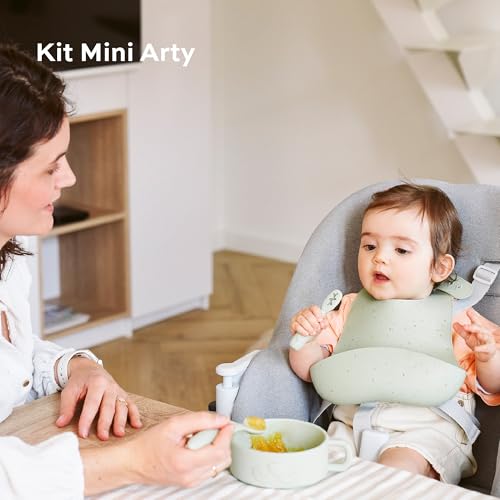 Babymoov coffret repas silicone ergonomique pour la diversification de bébé Mini Arty - 2