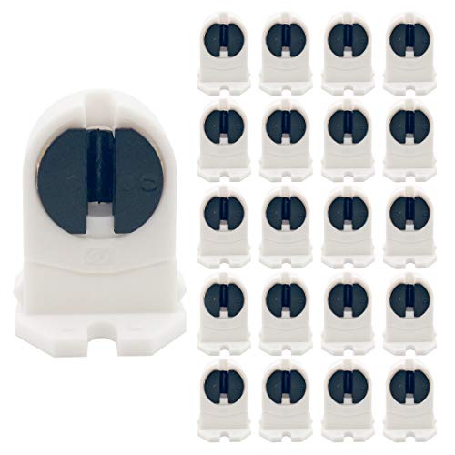 T5 Lamp Holder Lamp Socket Tube Accessory AC 100-250V For Aging Test 20pcs