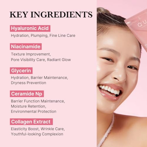 QUIA-Collagen-Night-Wrapping-Mask-for-Glass-Skin--Korean-Skincare-for-Hydrated-Radiant-Skin--Overnight-Firming-Hydration--Easy-Peel-Off-Formula-Dermatologist-Tested-For-All-Skin-Types