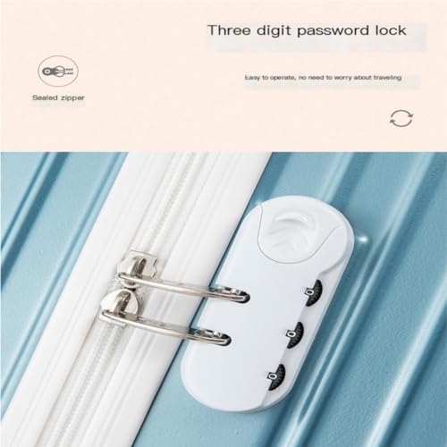 PANKERS Suitcase 24-inch Carry-on Suitcase for Women, Lightweight Zippered Mute Caster Suitcase for Men, Student Suitcase Suitcases2