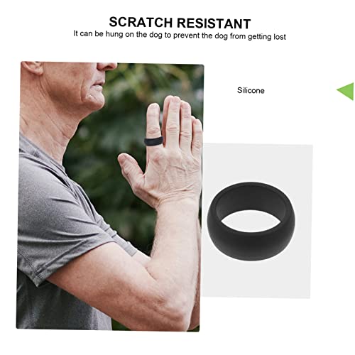 Protector de anillos de silicona para dedos 4 piezas miniatura 7
