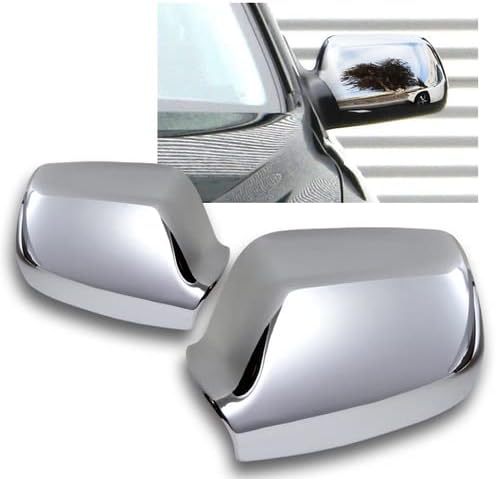 Chrome ABS Plastic 2 Pieces Side Mirror Cover Cap Kit Compatible with 2003-2007 Mazda 6, 2004 2005 2006