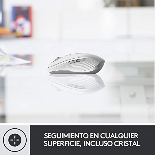 Image of Logitech MX Anywhere 3 Compact Performance Mouse - Wireless, Magnetic Scrolling, Ergonomic, 4000DPI Sensor, Custom Buttons, USB-C, Bluetooth, Apple Mac, iPad, Windows PC, Linux, Chrome - Rose