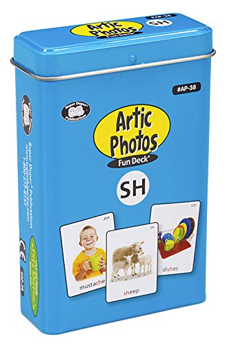 Super Duper Publications | Articulation Photos SH Sound Fun Deck Flash Cards | Educational Learning Resource for Children