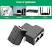 cococity Conectores Splitter RJ45 Adaptador 1 a 2 Ethernet Splitter Coupler Enchufe...
