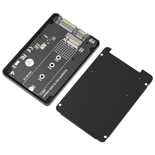 Adaptador Mustpoint M.2 a Caja SATA 2.5" con soporte SATA 3.0 y carcasa de 7mm miniatura 3