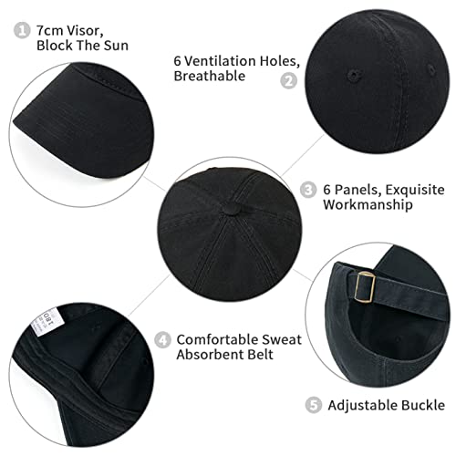 Baseball Cap Unisex Casual Outdoor Sports Hat Adjustable Baseball Cap for Men Women