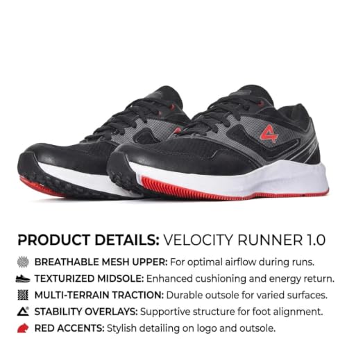 Image of SPOTLIFESZ Men's Running Shoes | Sports Shoes for Men | Lightweight Breathable Mesh Walking & Jogging Shoes | Cushioned Sole Athletic Footwear