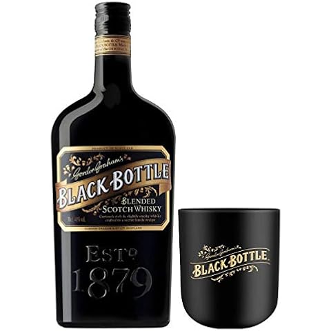 Black Bottle Blended Scotch Whisky with Tumbler Glass (70cl, 40%) Cover