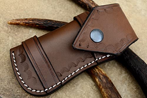 Alzafash Leather Knife Sheath, Edc Belt Loop Case Holder, Knife Holster For Belt, Pocket Knife Sheath For Folding Knives (Color:brown) #TOP2