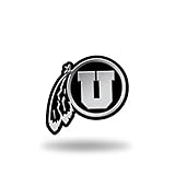 Rico Industries NCAA Utah Utes Chrome Finished Auto Emblem 3D Sticker