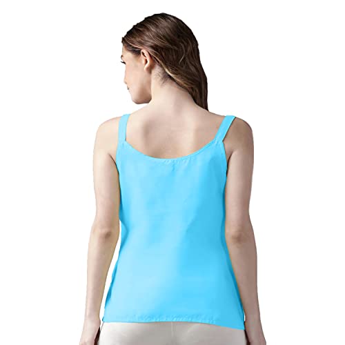 Image of Cotton Short Camisole Non-Stretchable Slip for Women | Short Kurti Slip | Short Camisole | Half-Length Lining | Waist Length Inner | Sameez | Samij(Half Slip)