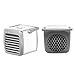 Topyond Portable Air Conditioner Mini Air Cooler USB for Bedroom Office Desk,Cooling Humidifying Compact Lightweight Personalized Comfort for All Ages