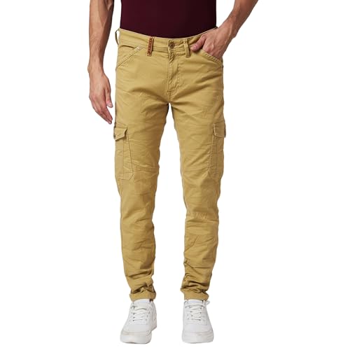 Image of Spykar Men's Rover Regular Fit Mid Rise Casual Jeans